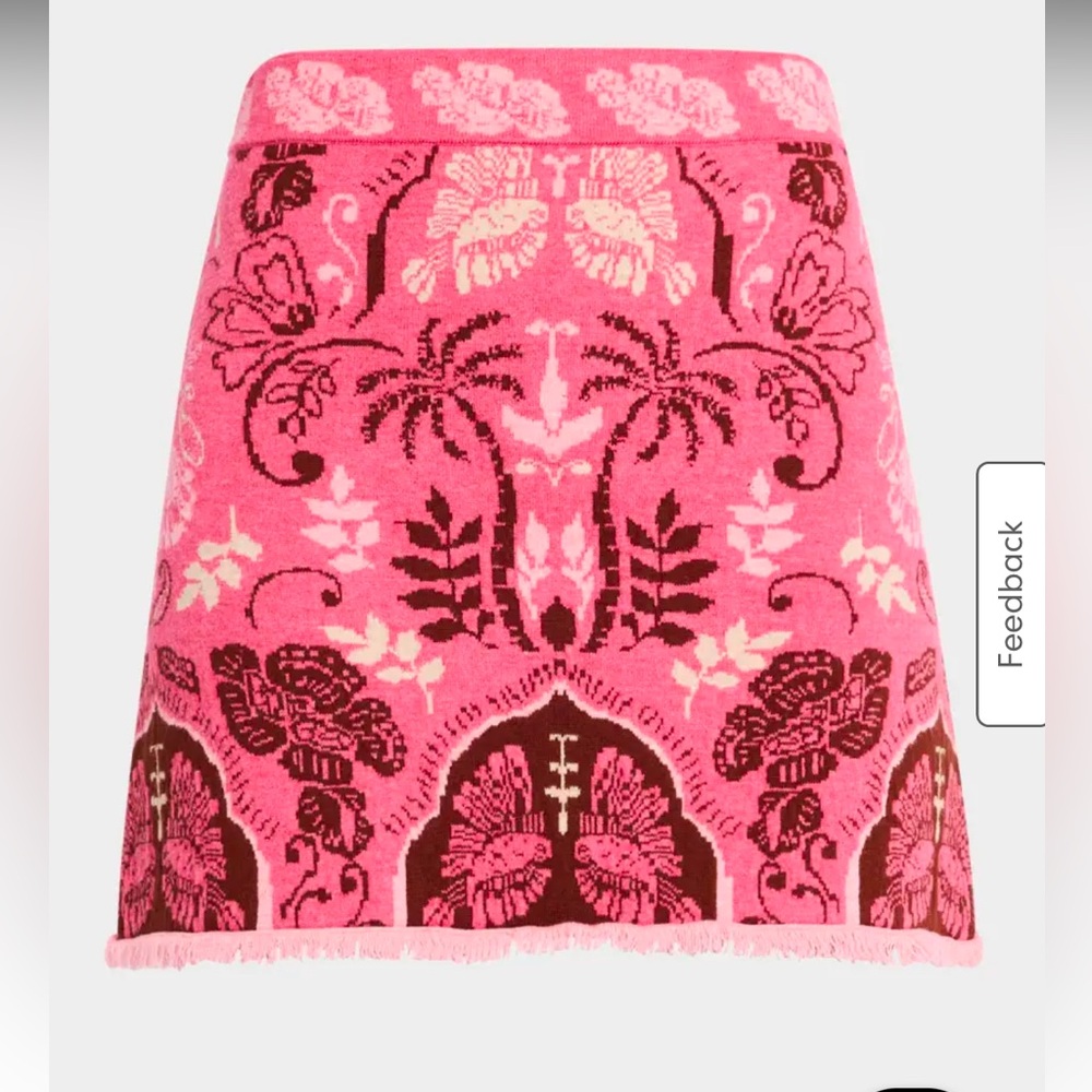 Cara Cara Pink and Brown Mini Skirt